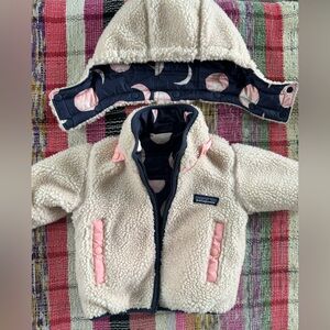 0-3 month Patagonia Many Moons Reversible Jacket